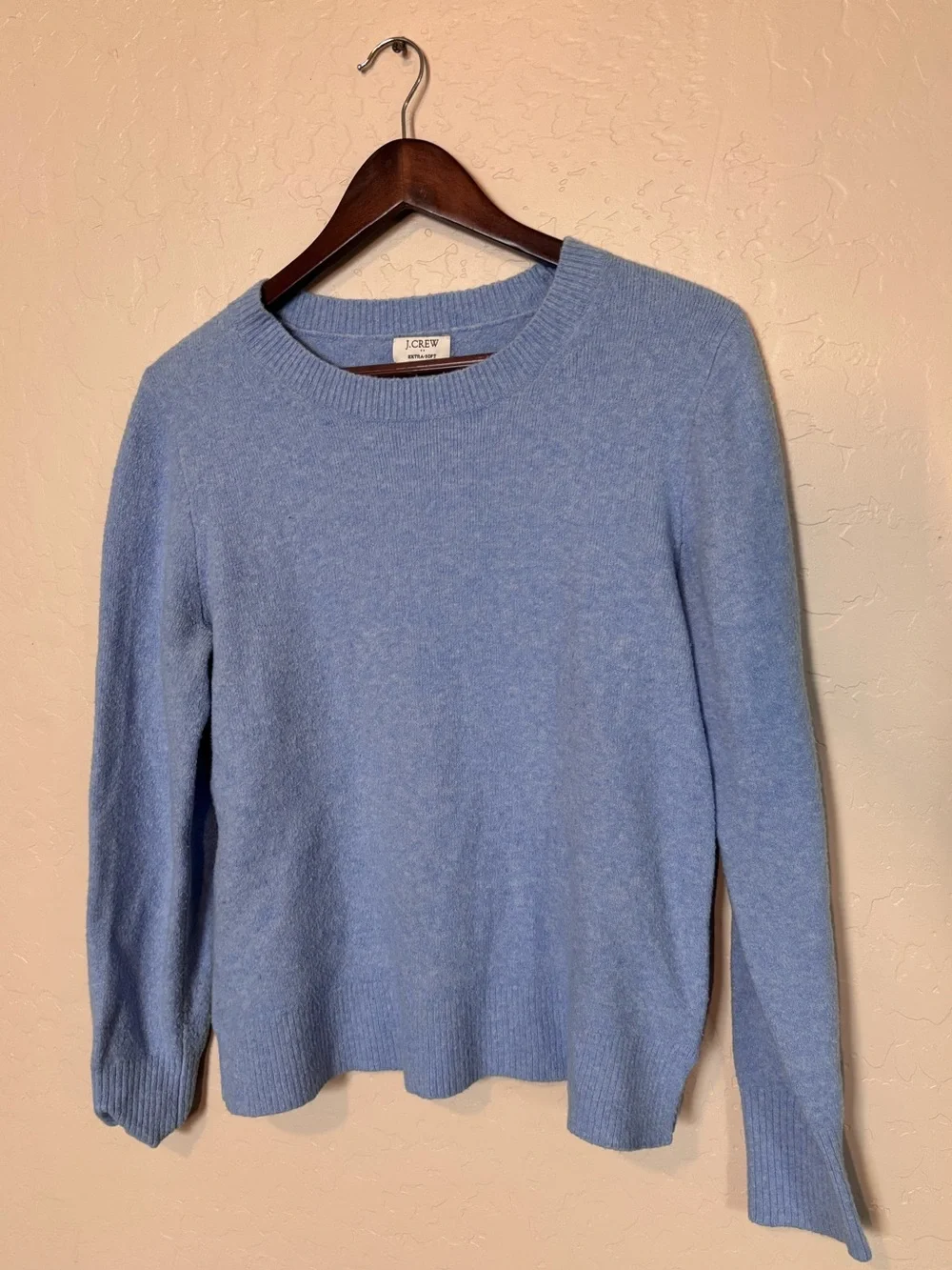 J.Crew Crewneck Knit Sweater Light Blue Women's Medium